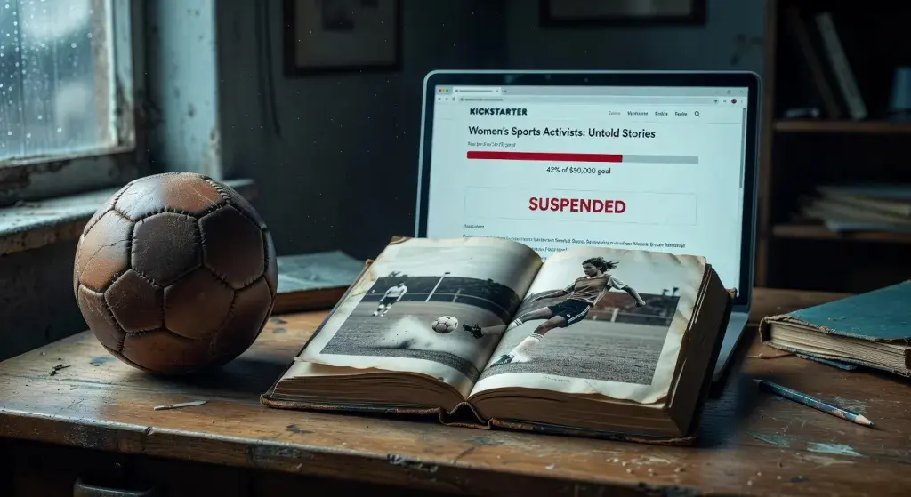 Kickstarter suspends crowdfunding campaign for book on women's sports activists