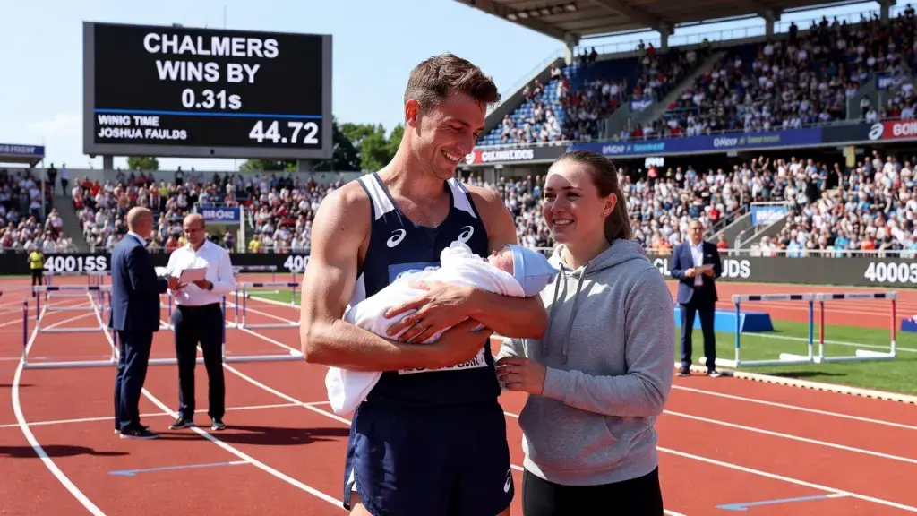 Chalmers Wins British 400m Hurdles Title Days After Son's Birth