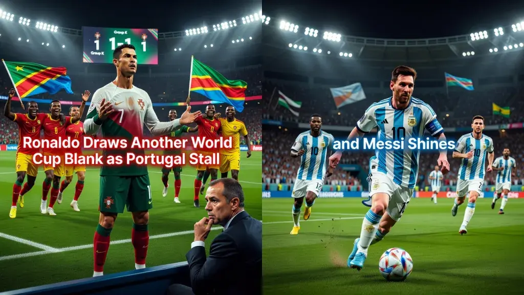 Ronaldo Draws Another World Cup Blank as Portugal Stall and Messi Shines
