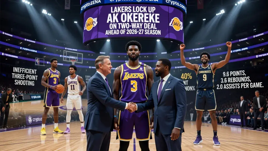 Lakers Lock Up AK Okereke on Two-Way Deal Ahead of 2026-27 Season