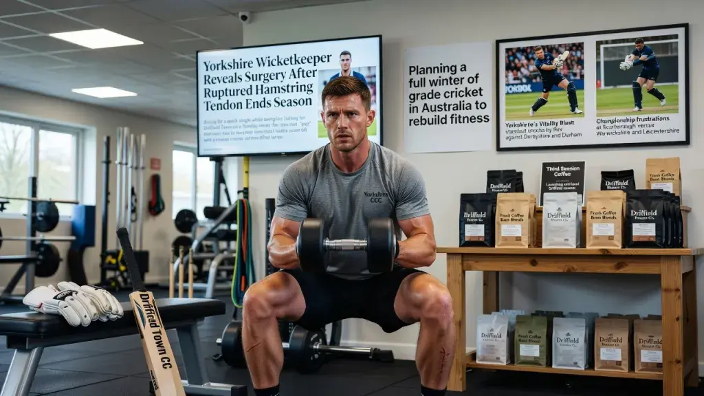 Yorkshire Wicketkeeper Reveals Surgery After Ruptured Hamstring Tendon Ends Season