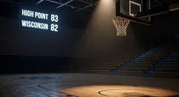 High Point defeats No. 5 Wisconsin 83-82 in first-round NCAA men's tournament game